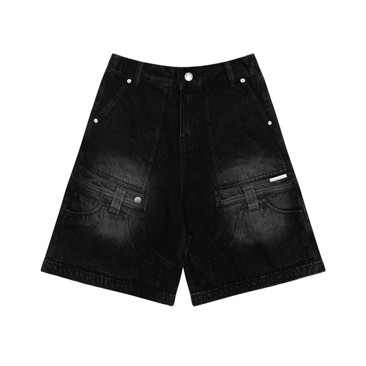 METAL LABEL BAGGY SHORT 