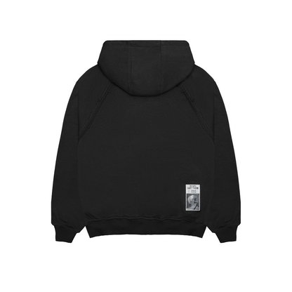 TOO BAD, TOO LAZY RAGPLAN HOODIE - BLACK