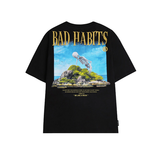 BLACK B-ROCK ISLAND TEE