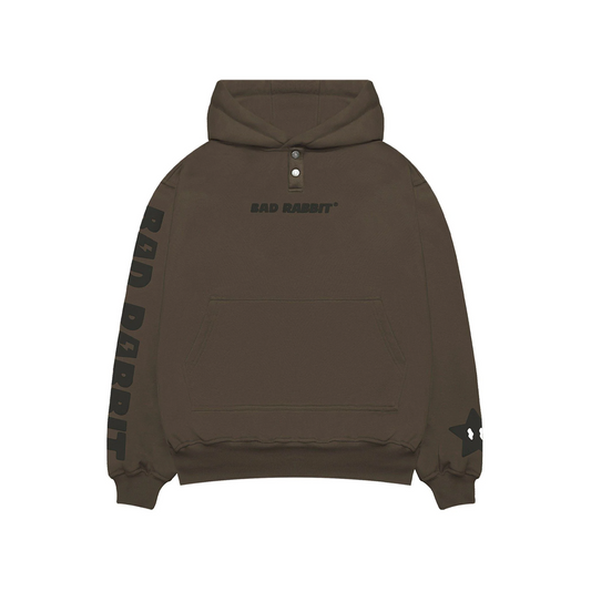 BROWN LUCKY STAR HOODIE 