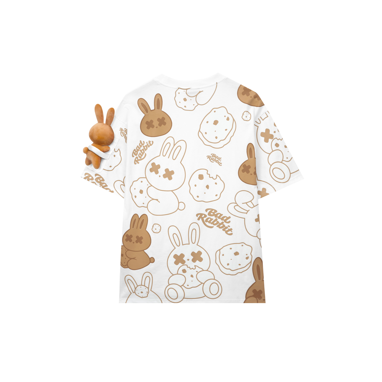 WHITE COOKIE RABBIT TEE