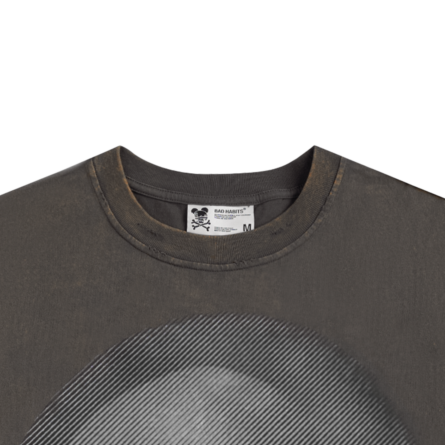 LAZY SIGNATURE BAD HABITS TEE - GREY