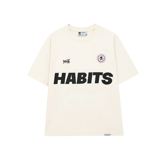 CREAM BAD UNIFORM TEE