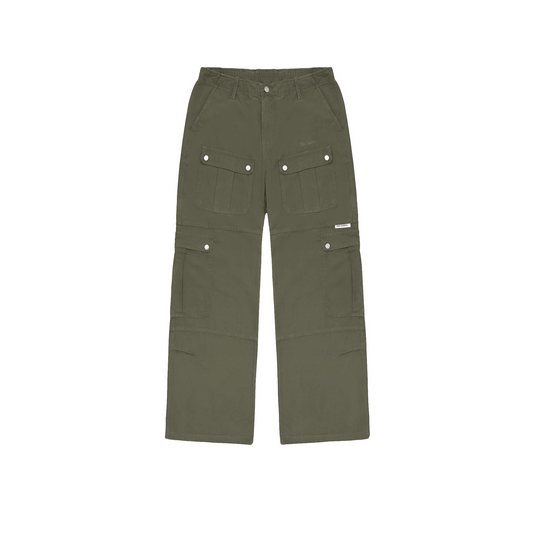 OLIVE BAD CARGO PANTS