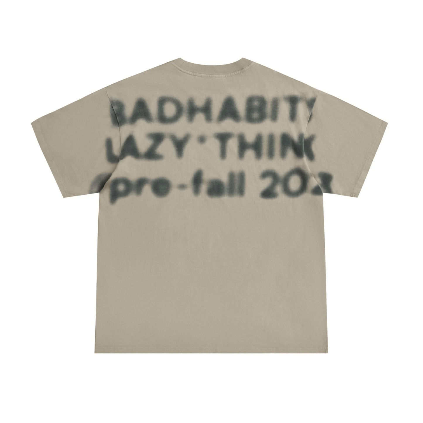 LAZY SIGNATURE BAD HABITS TEE - COFFEE