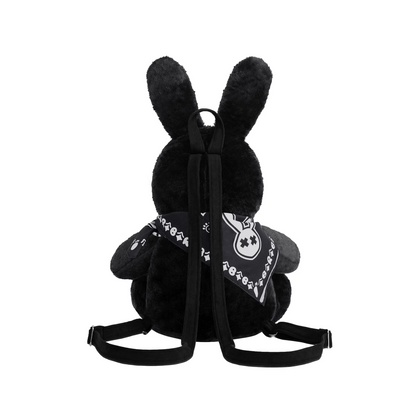 BLACK BABY RABBIT BACKPACK 