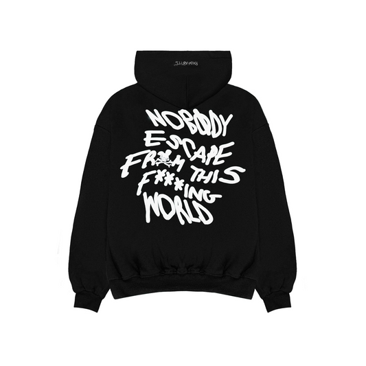 NOBODY HOODIE BLACK