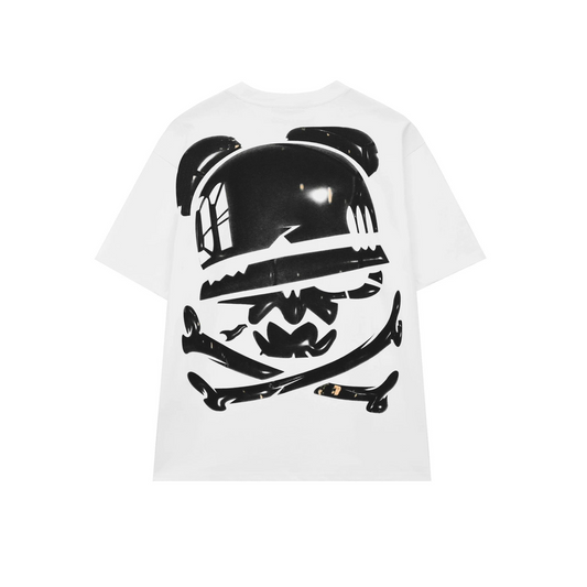 WHITE FISHEYE LOGO TEE