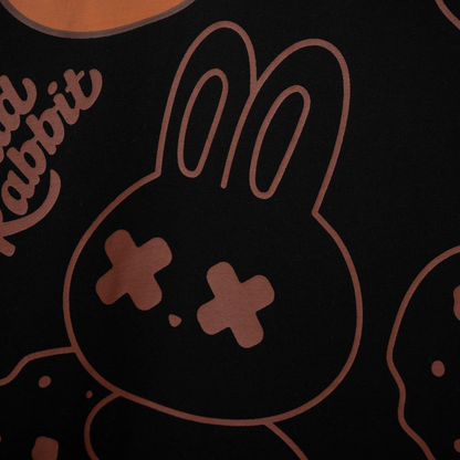 BLACK COOKIE RABBIT TEE