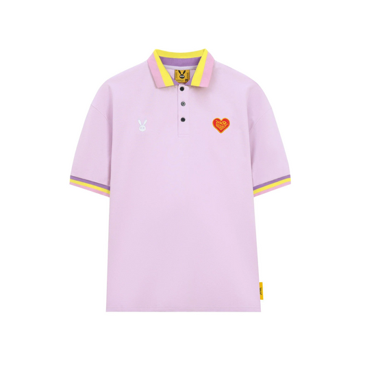 PURPLE STRIPE RABBIT POLO