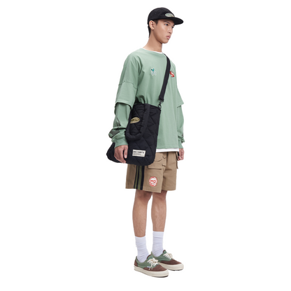 "Dream" MULTI POCKET SHORTS - BROWN