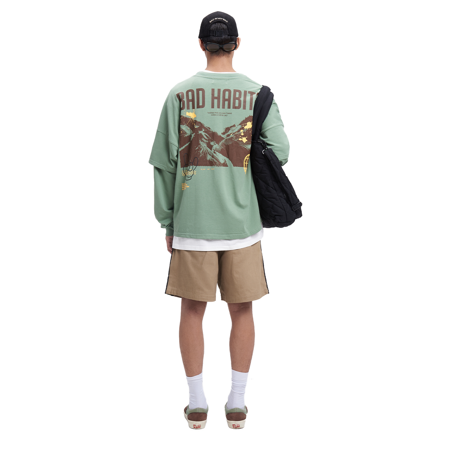 "Dream" MULTI POCKET SHORTS - BROWN